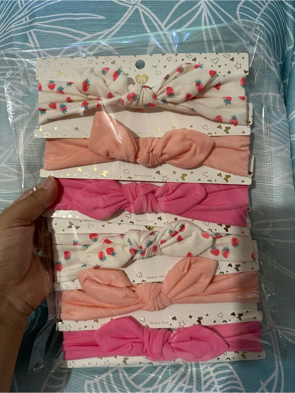 Pack of 6 baby headbands